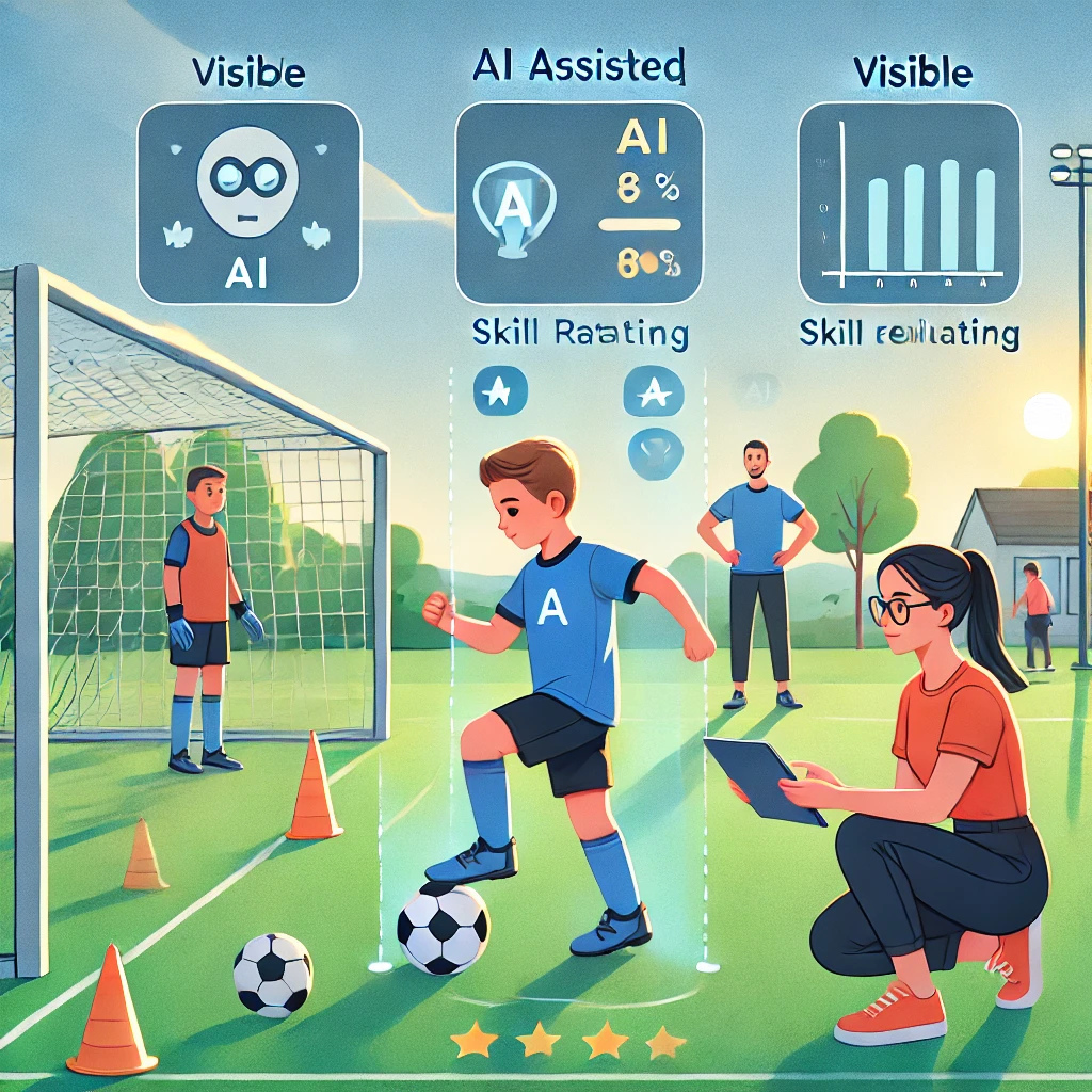 AI sports skills, kids